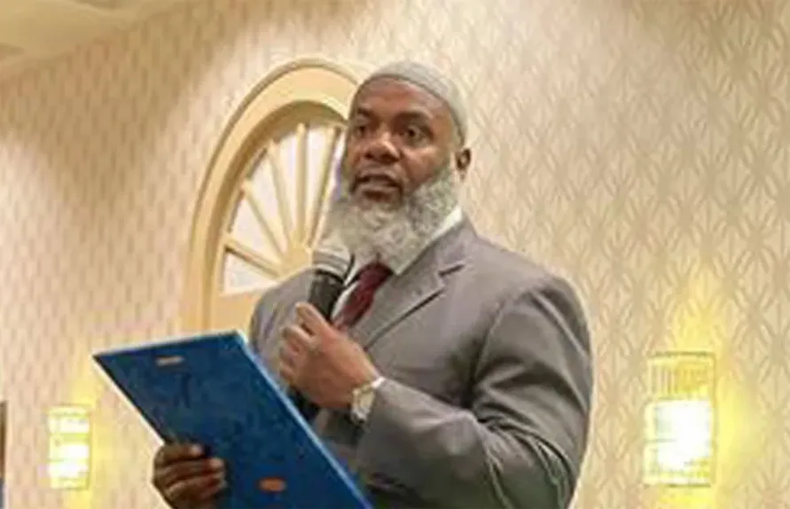 Imam Hassan Sharif of the Masjid Muhammad-Newark, was shot outside the mosque in New Jersey
