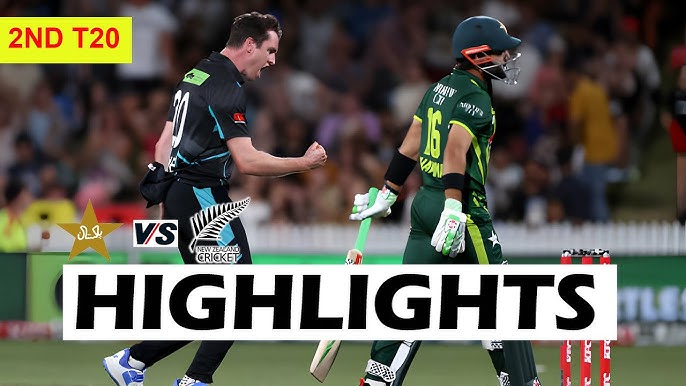 نیوزی لینڈ نے دوسرے ٹی ٹوئنٹی میچ میں بھی پاکستان کو ہرا دیا