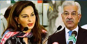 khwaja asif ,shery rehman
