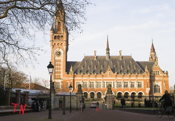 the Peace Palace, which houses the International Court of Justice,