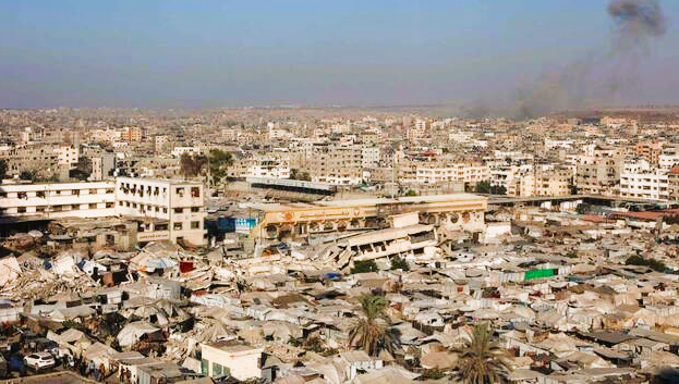 غزہ سٹی کا ایک منظر